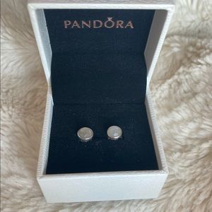 Pandora June Birthstone Studs